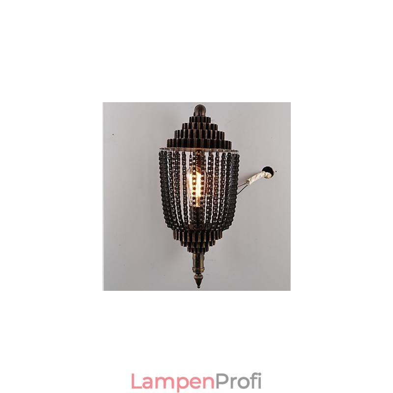 Vintage Eisen Industrielle Wind Shop Gear Lampe