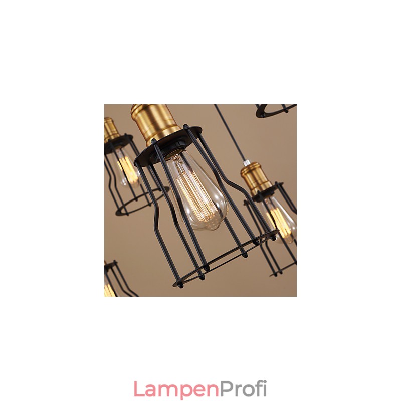 Country Designers Malerei Metall Kronleuchter