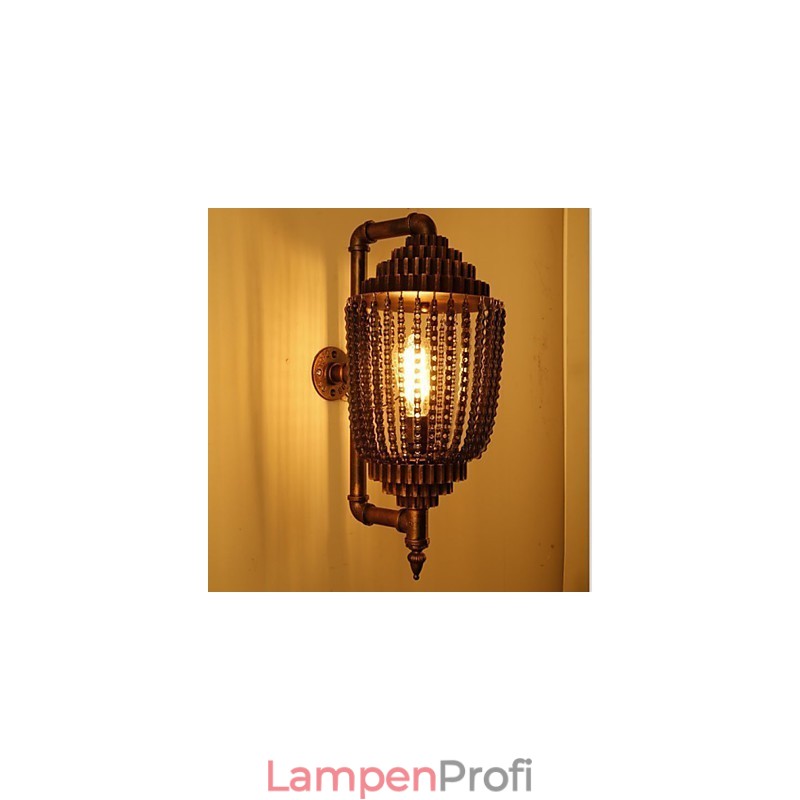 Vintage Eisen Industrielle Wind Shop Gear Lampe