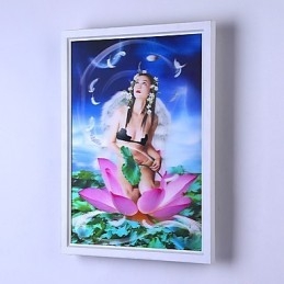 Integrierte moderne zeitgenössische moderne zeitgenössische Malerei-Funktion für Ambient Light Wandleuchten