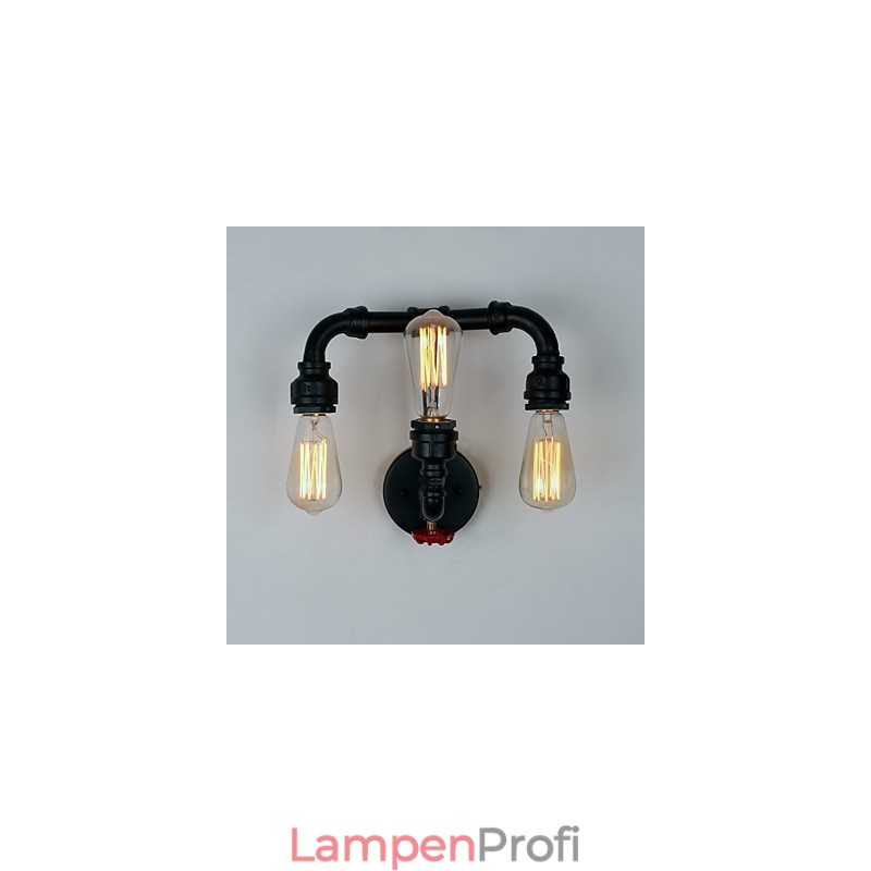 Rustikale Lodge, modernes, zeitgenössisches Landhaus-Retro-Malerei-Feature für Uplight-Wandleuchten im Mini-Stil