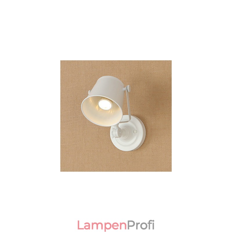 Wandleuchte aus lackiertem Stahl, dumme schwarze amerikanische Kaffeedekoration, Retro-Wandleuchte, Lichtschwertlampe an der Wand