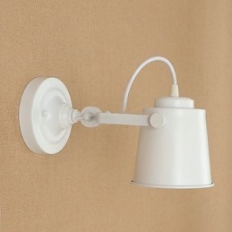 Wandleuchte aus lackiertem Stahl, dumme schwarze amerikanische Kaffeedekoration, Retro-Wandleuchte, Lichtschwertlampe an der Wand