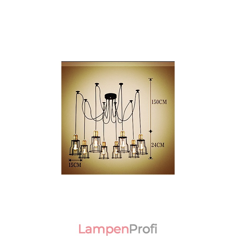 Country Designers Malerei Metall Kronleuchter