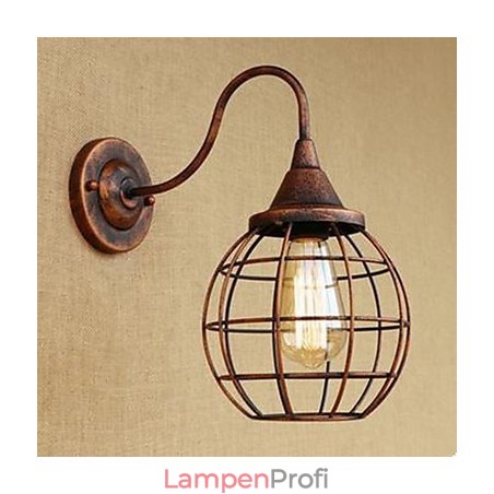 Eisen Kunst RETRO Rost Farbe Studie lLiving Zimmer Nacht Amerikanischen Wand Lampe