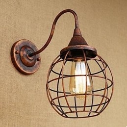 Eisen Kunst RETRO Rost Farbe Studie lLiving Zimmer Nacht Amerikanischen Wand Lampe