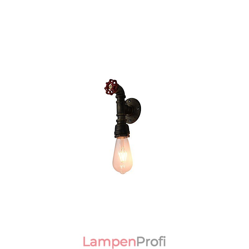 Wandleuchte Wandleuchten Wand Eisen Wandlampe dumme schwarze Lichtschwertlampe an der Wand