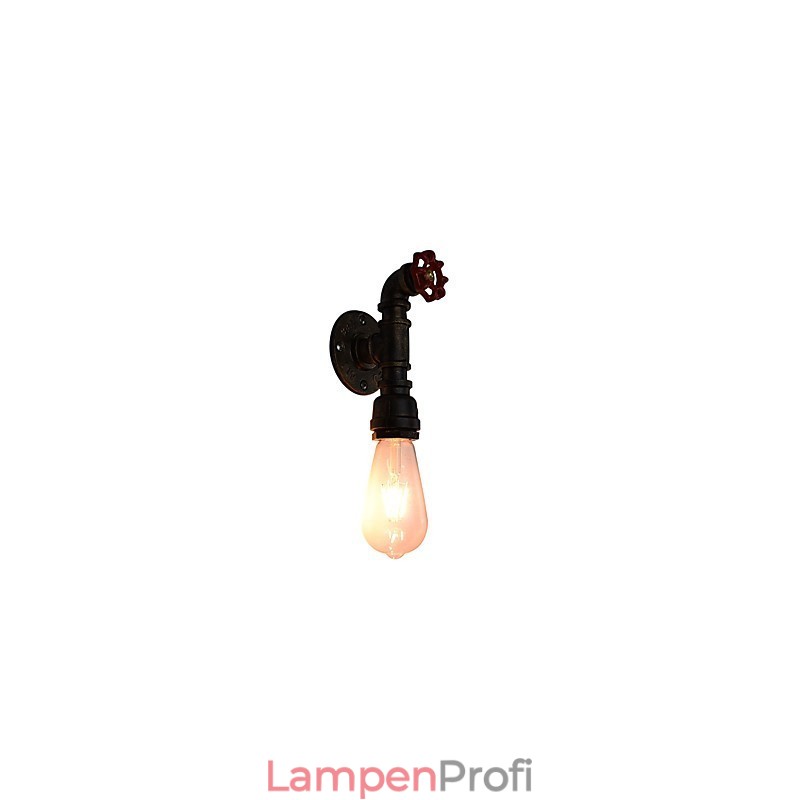 Wandleuchte Wandleuchten Wand Eisen Wandlampe dumme schwarze Lichtschwertlampe an der Wand