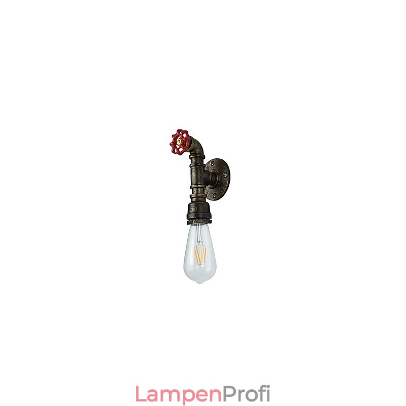 Wandleuchte Wandleuchten Wand Eisen Wandlampe dumme schwarze Lichtschwertlampe an der Wand