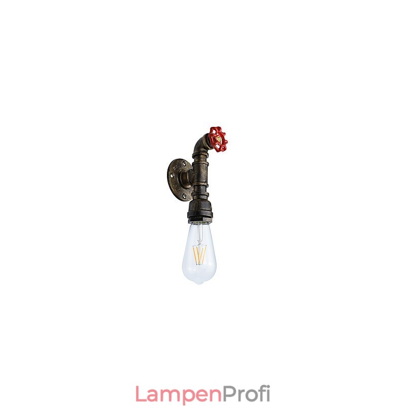 Wandleuchte Wandleuchten Wand Eisen Wandlampe dumme schwarze Lichtschwertlampe an der Wand