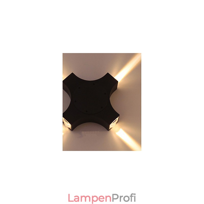 Integrierte einfache Neuheit Country-Funktion für Augenschutz Umgebungslicht Wandleuchten Cross Star Outdoor wasserdichte Hof-Wandlampe