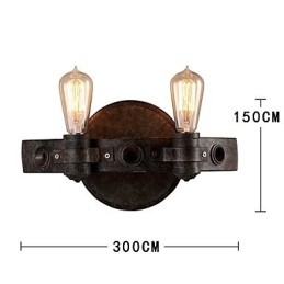 Loft-Stil Vintage Industrielle kreative Persönlichkeit Metall Wandleuchte für die Kaffeestube Bar Foyer schmücken Wandbeleuchtung