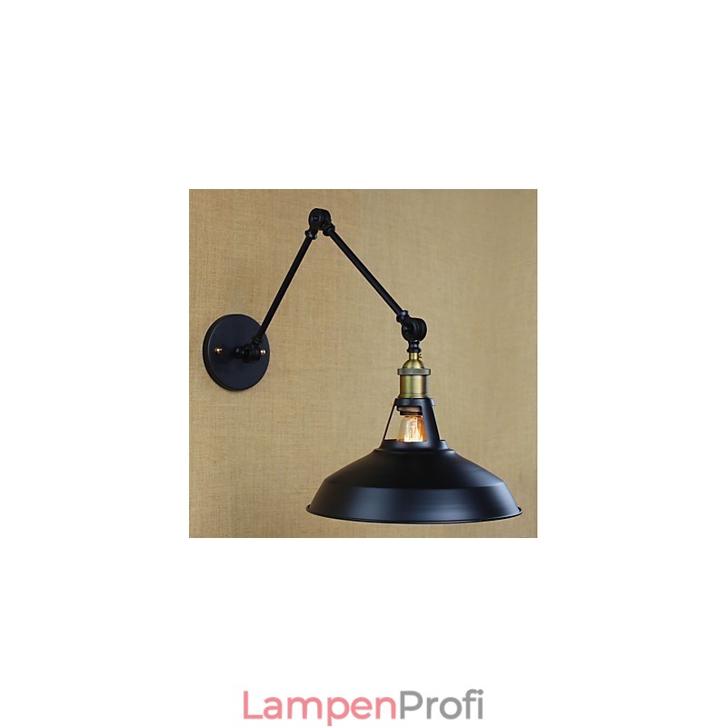 Langer Arm Halb rostig Industriell Retro Nostalgisch Versenkbare Klappwandleuchter Wandleuchte