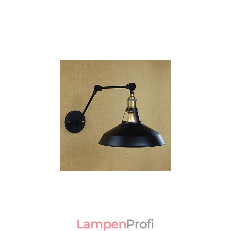 Langer Arm Halb rostig Industriell Retro Nostalgisch Versenkbare Klappwandleuchter Wandleuchte