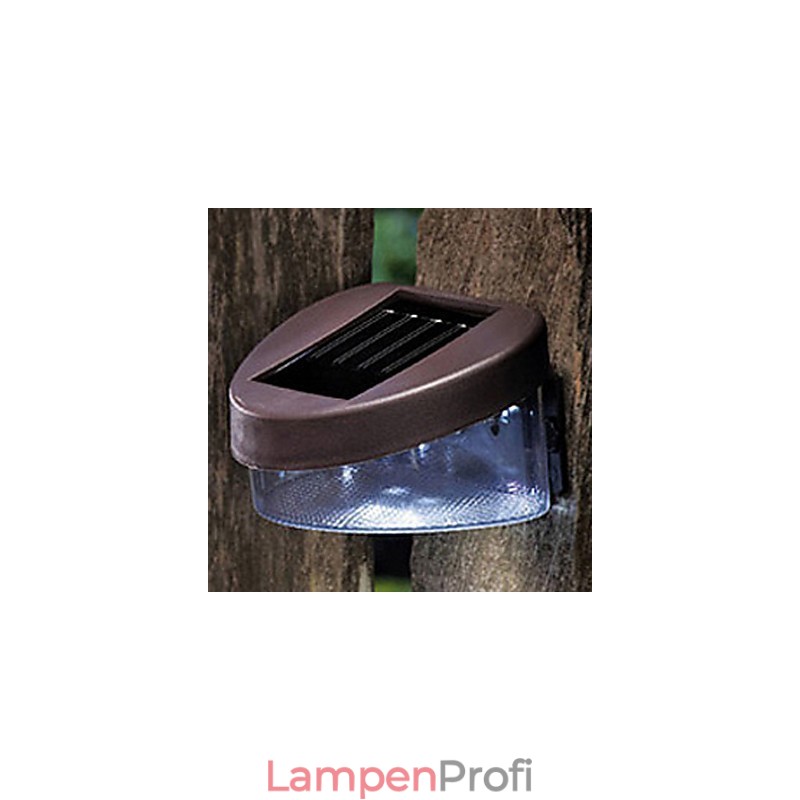 Weißes Licht Solar Licht Pfad Wand Landschaft Montieren Garten Zaun Licht