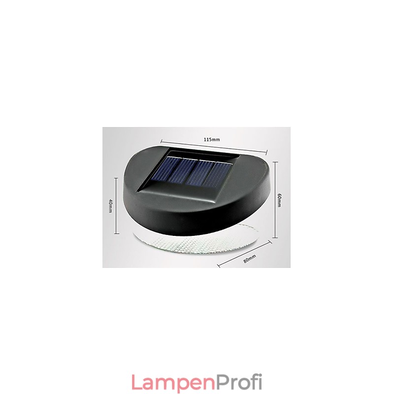 Weißes Licht Solar Licht Pfad Wand Landschaft Montieren Garten Zaun Licht