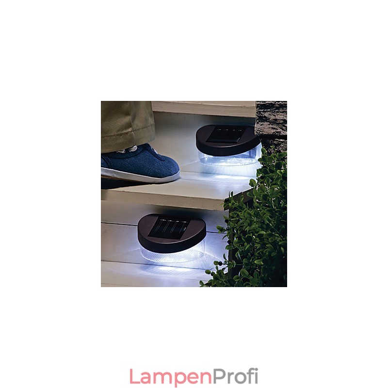 Weißes Licht Solar Licht Pfad Wand Landschaft Montieren Garten Zaun Licht