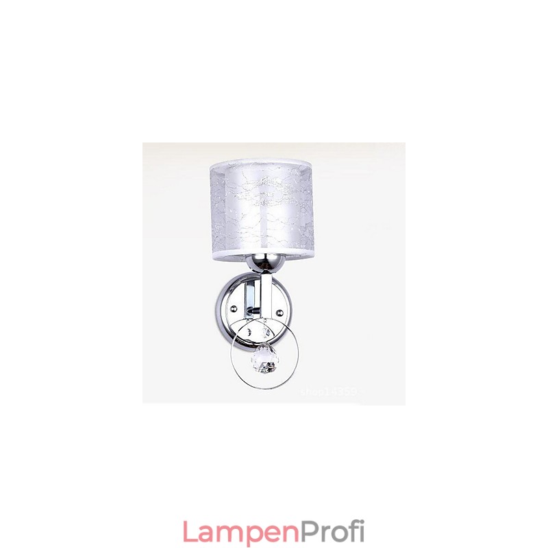 Moderne zeitgenössische galvanisierte Kristall-Wandleuchter mit Uplight
