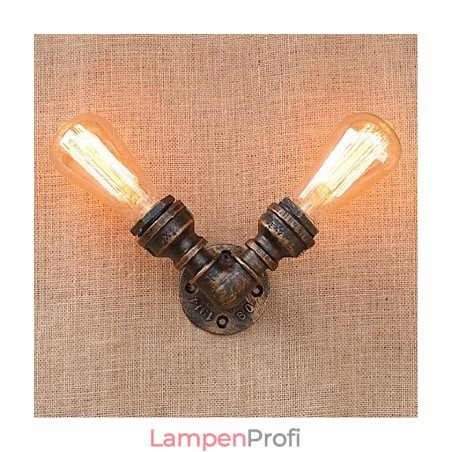 Nostalgie Einfache Wasserleitung Dekorative Kleine Wandleuchte Wandleuchte