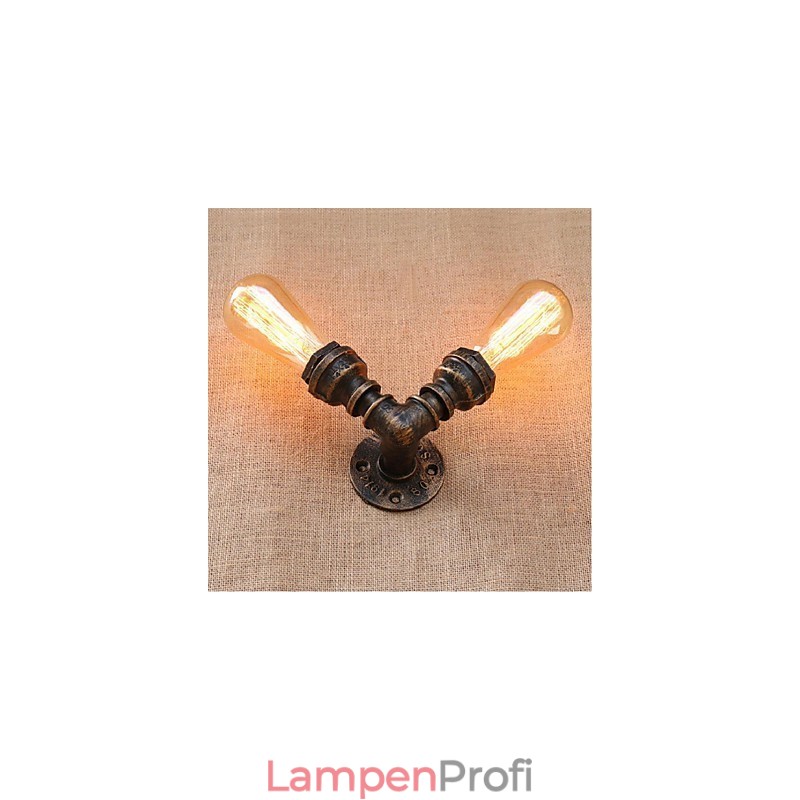 Nostalgie Einfache Wasserleitung Dekorative Kleine Wandleuchte Wandleuchte