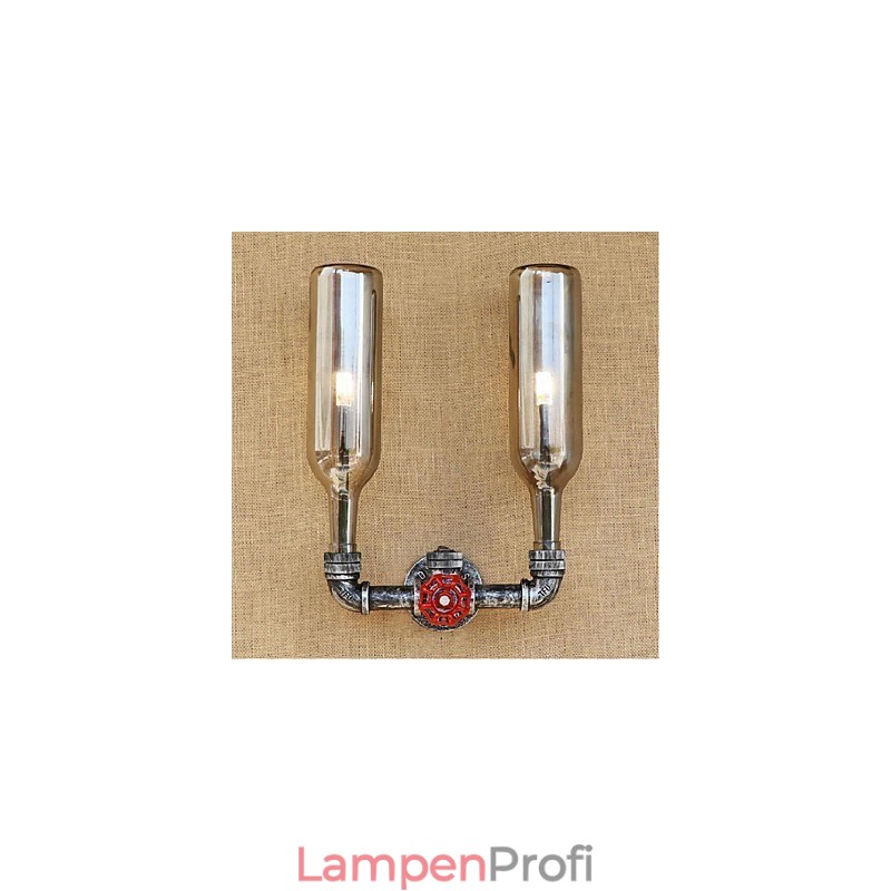 Wasserflasche Wandleuchte Wandleuchte Grau