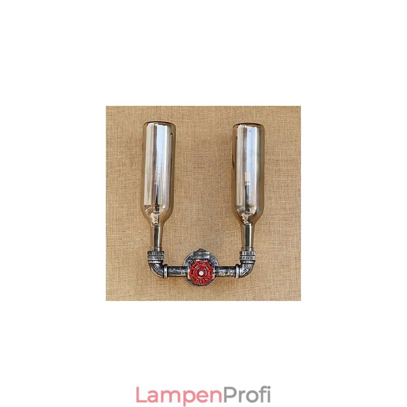 Wasserflasche Wandleuchte Wandleuchte Grau