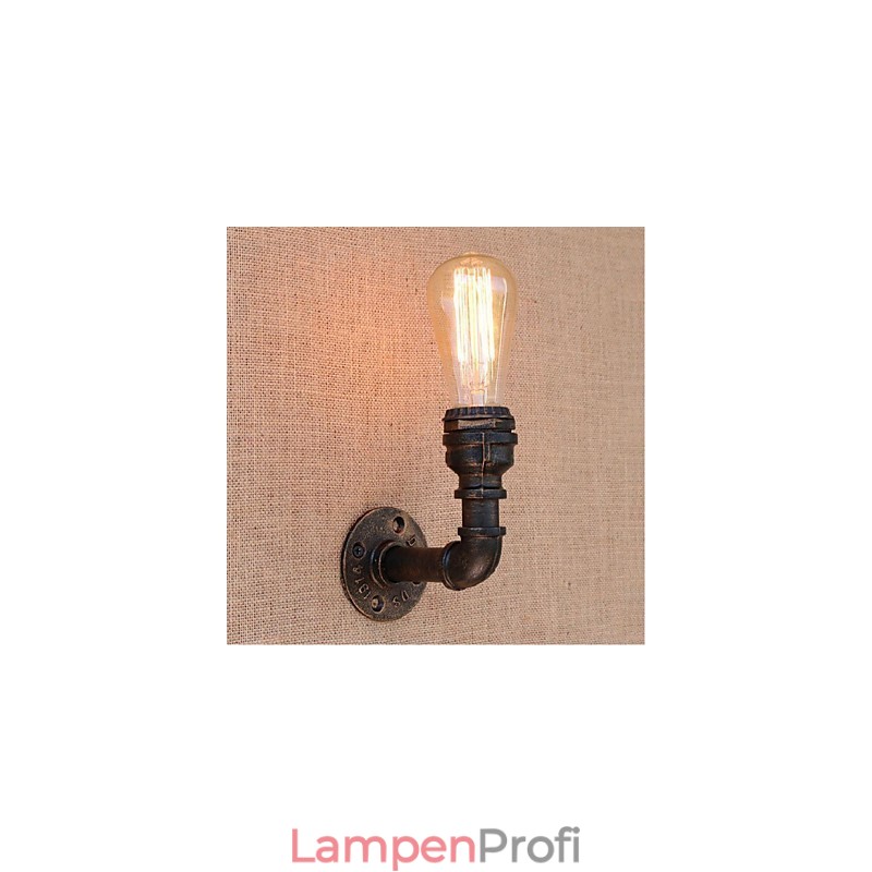 Nostalgie Einfache Wasserpfeife Dekorative Kleine Wandleuchte Wandleuchte