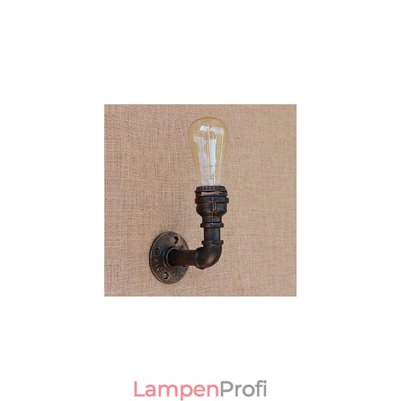 Nostalgie Einfache Wasserpfeife Dekorative Kleine Wandleuchte Wandleuchte