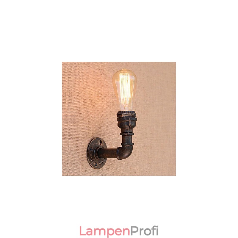Nostalgie Einfache Wasserpfeife Dekorative Kleine Wandleuchte Wandleuchte