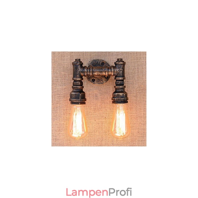 Nostalgie Einfache Wasserpfeife Dekorative Kleine Wandleuchte Wandleuchte
