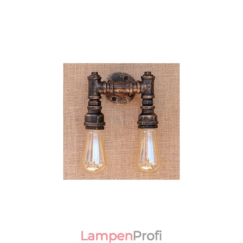 Nostalgie Einfache Wasserpfeife Dekorative Kleine Wandleuchte Wandleuchte