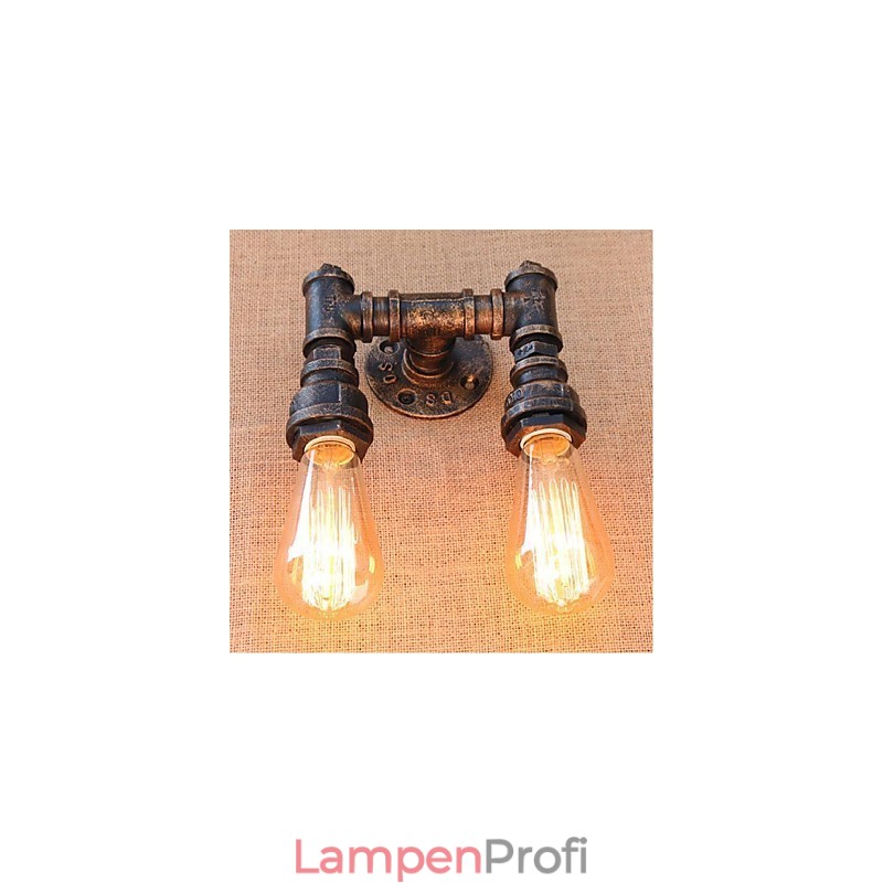 Nostalgie Einfache Wasserpfeife Dekorative Kleine Wandleuchte Wandleuchte