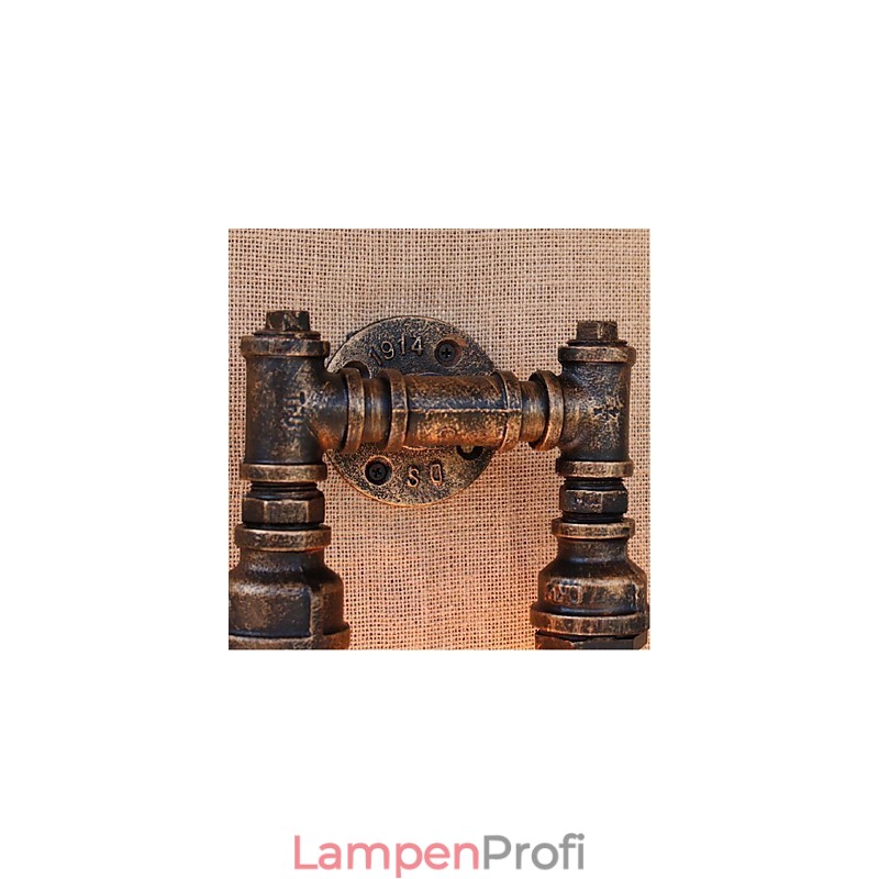 Nostalgie Einfache Wasserpfeife Dekorative Kleine Wandleuchte Wandleuchte