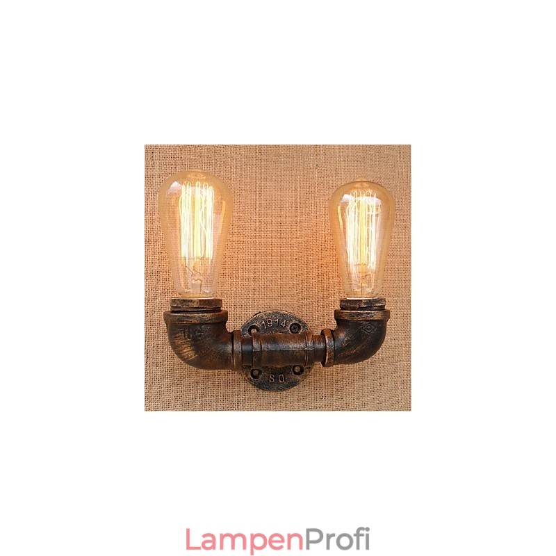 Nostalgie Einfache Wasserleitung Dekorative Kleine Wandleuchte Wandleuchte