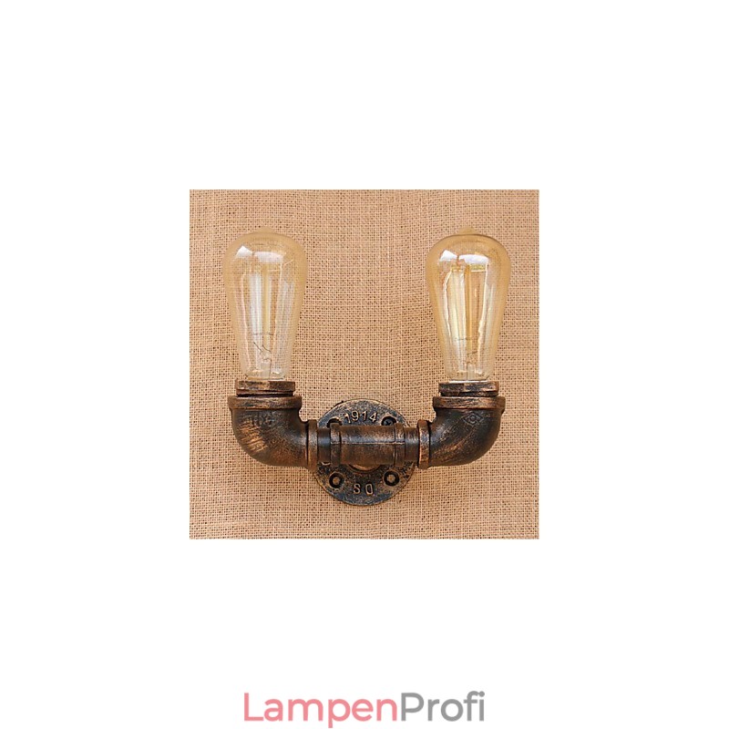 Nostalgie Einfache Wasserleitung Dekorative Kleine Wandleuchte Wandleuchte