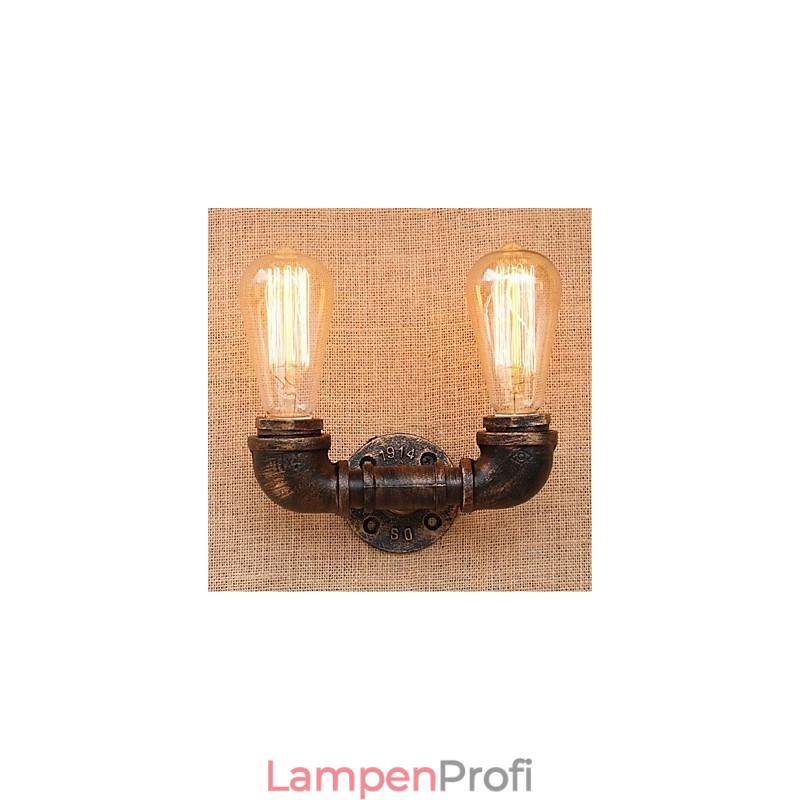 Nostalgie Einfache Wasserleitung Dekorative Kleine Wandleuchte Wandleuchte
