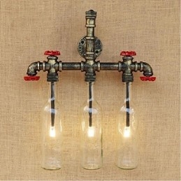 Retro Industrielle Windschalter Wasserflasche Wandlampe Wandleuchte