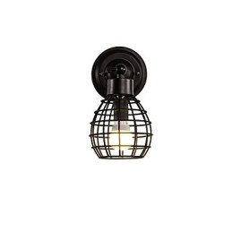Retro Rohr Wandleuchten Einfache Loft Schwarz Vogelkäfig Metall Esszimmer Küche Bar Cafe Dekoration Beleuchtung