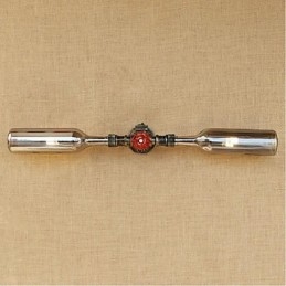 Retro American Village Creative Industry Wind Designer Wasserflasche Wandleuchte Wandleuchte Grau
