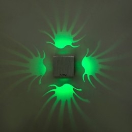 Moderne zeitgenössische galvanisierte Funktion für Umgebungslicht Wandleuchten WandleuchteV