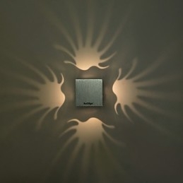 Moderne zeitgenössische galvanisierte Funktion für Umgebungslicht Wandleuchten WandleuchteV