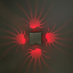 Moderne zeitgenössische galvanisierte Funktion für Umgebungslicht Wandleuchten WandleuchteV