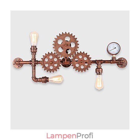 Vintage Industrielle Rohrwandleuchten Holzhelmform Kreative drehbare Lichter Restaurant Cafe Bar Dekorationsbeleuchtung Vintage Industrielle Rohrwandleuchten Holzhelmform Kreative drehbare Lichter Restaurant Cafe Bar Dekorationsbeleuchtung