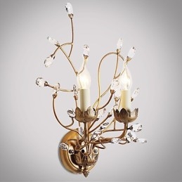 Modernes zeitgenössisches traditionelles klassisches rustikales Lodge-Landhaus-Malerei-Feature für Crystal Uplight