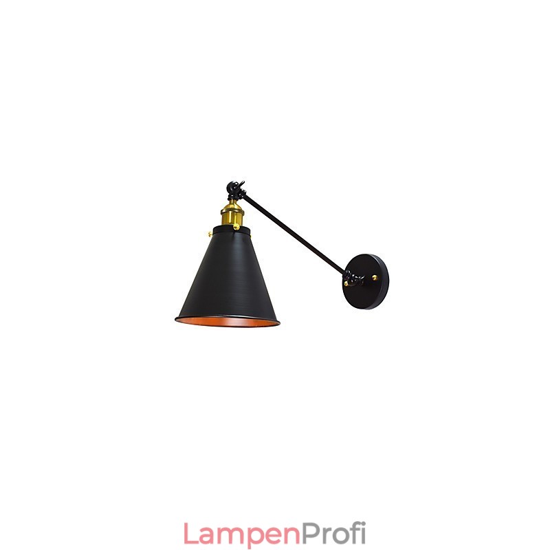 Buzz Paint Einzelwand Eisen Wandleuchte Dumme schwarze Lichtschwertlampe an der Wand