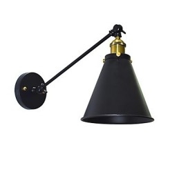 Buzz Paint Einzelwand Eisen Wandleuchte Dumme schwarze Lichtschwertlampe an der Wand
