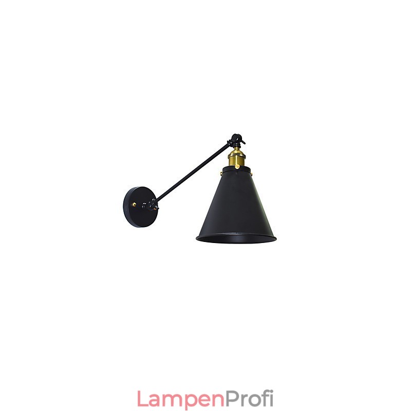 Buzz Paint Einzelwand Eisen Wandleuchte Dumme schwarze Lichtschwertlampe an der Wand