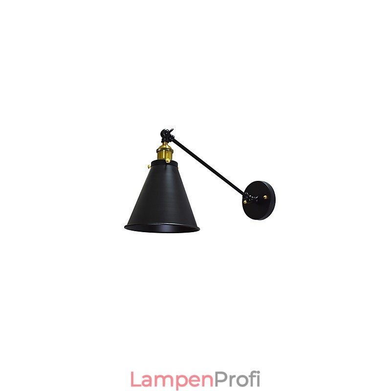 Buzz Paint Einzelwand Eisen Wandleuchte Dumme schwarze Lichtschwertlampe an der Wand