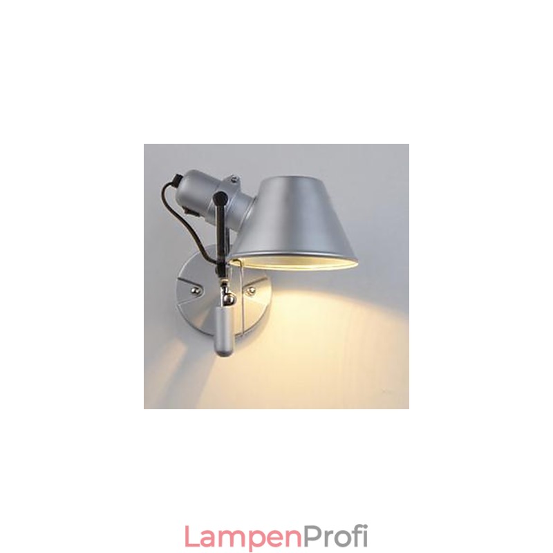 Moderne zeitgenössische Silber-Funktion für Augenschutz Umgebungslicht Wandleuchten Wandleuchte