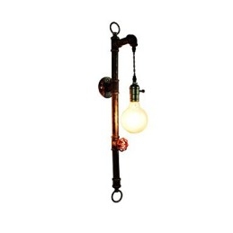Wandleuchte Wandleuchten Wand Eisen Wandlampe dumm schwarz Lichtschwert Lampe an der Wand